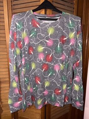 PINK lights pajama top.